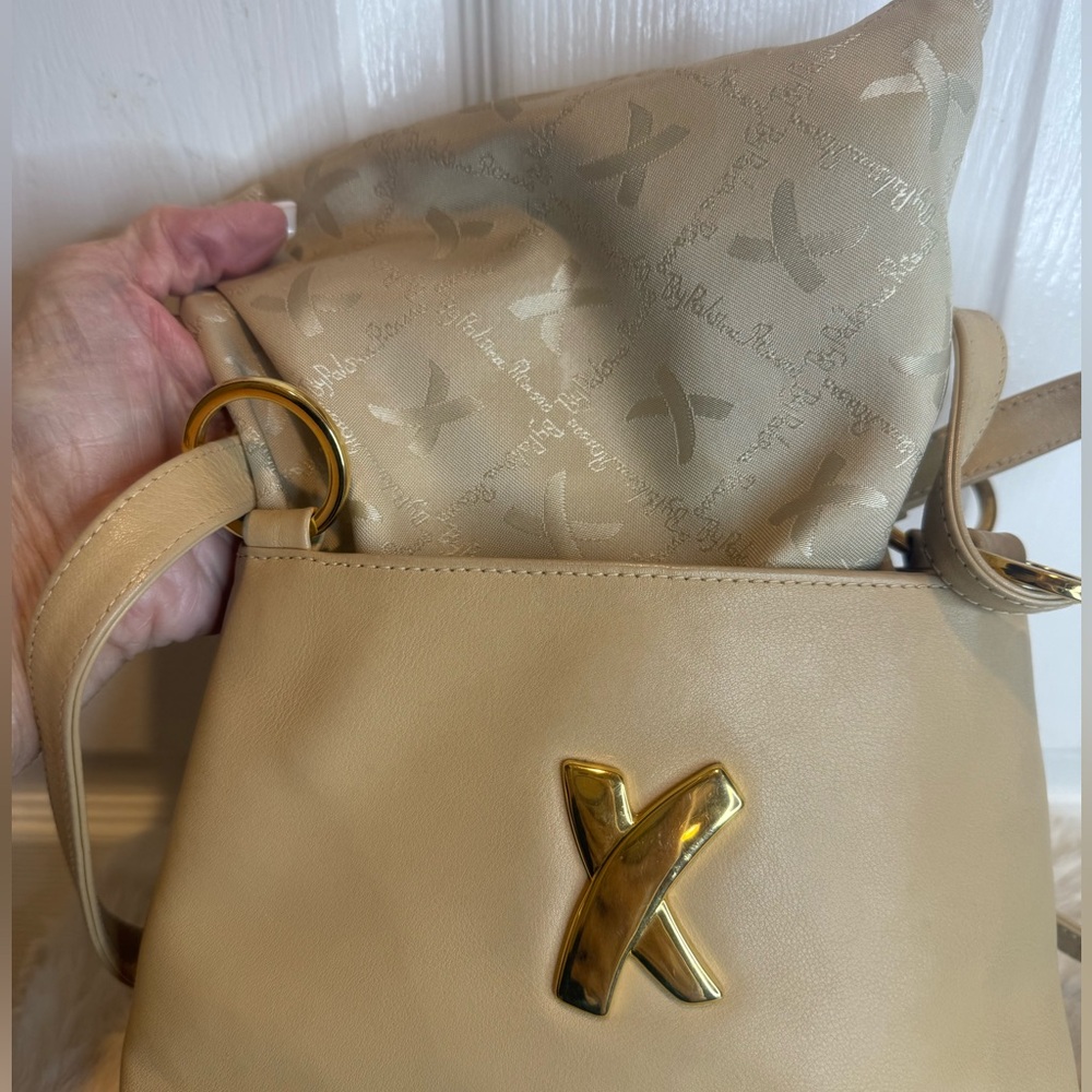 PALOMA PICASSO LEATHER 2-WAY SHOULDER/CROSSBODY GRAFFITI “X” VINTAGE BAG - Picture 6 of 15
